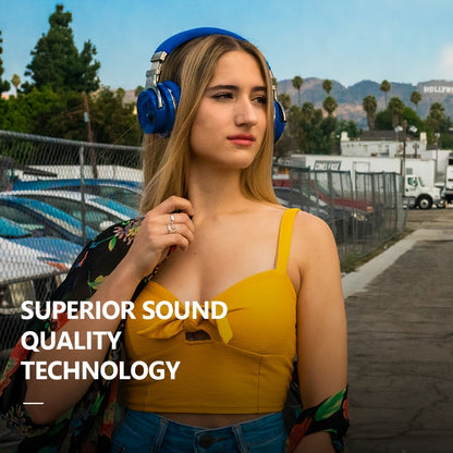 Wireless Headphones, Active Noise Cancelling Headphones with Microphone, Deep Bass, Over Ear Headphones, Comfortable Fit, 30H Playtime