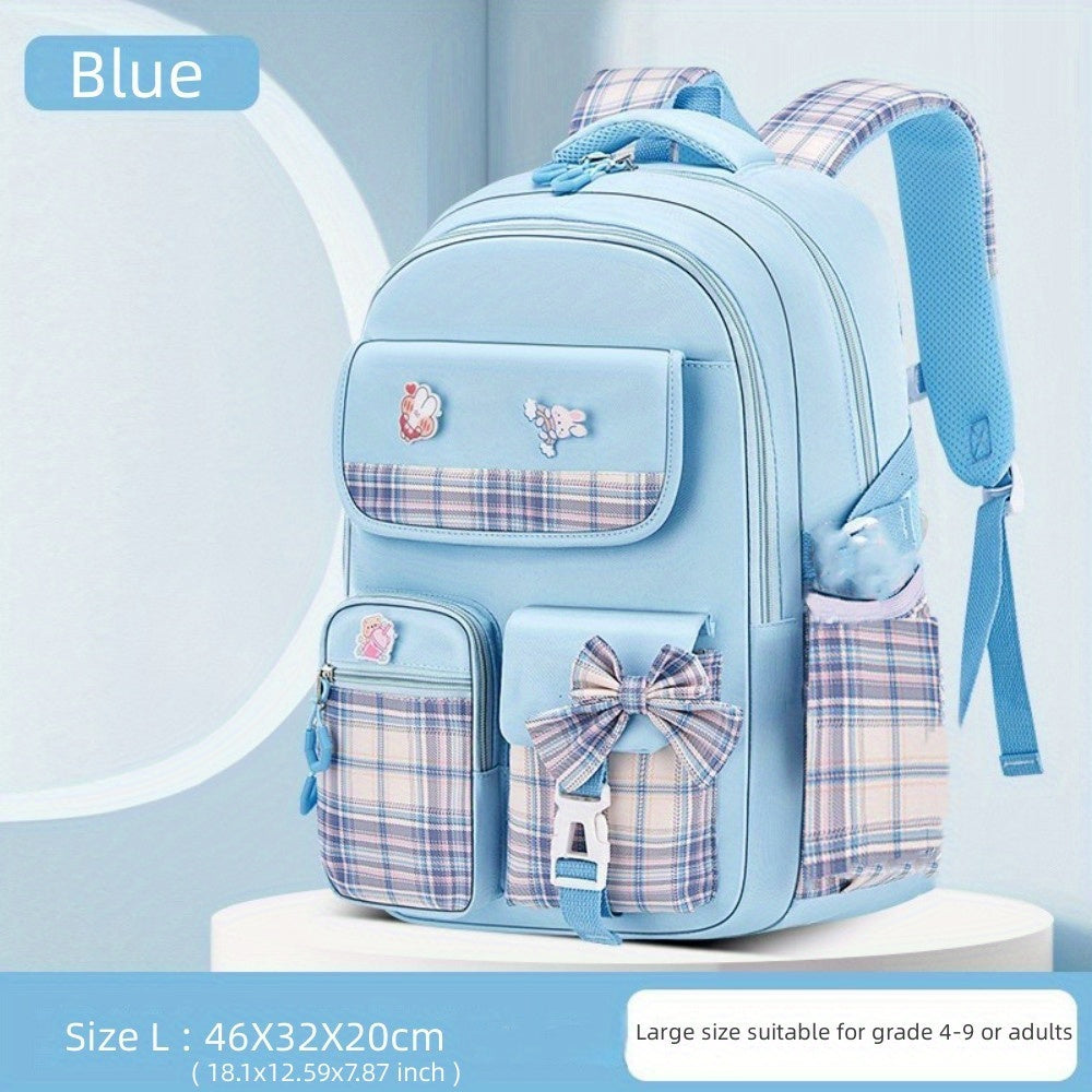 Bow Tie Lady Pink INS Backpacks for Girls Backpack School Bookbag for Teenage Cute Book Bag, Buy Backpack