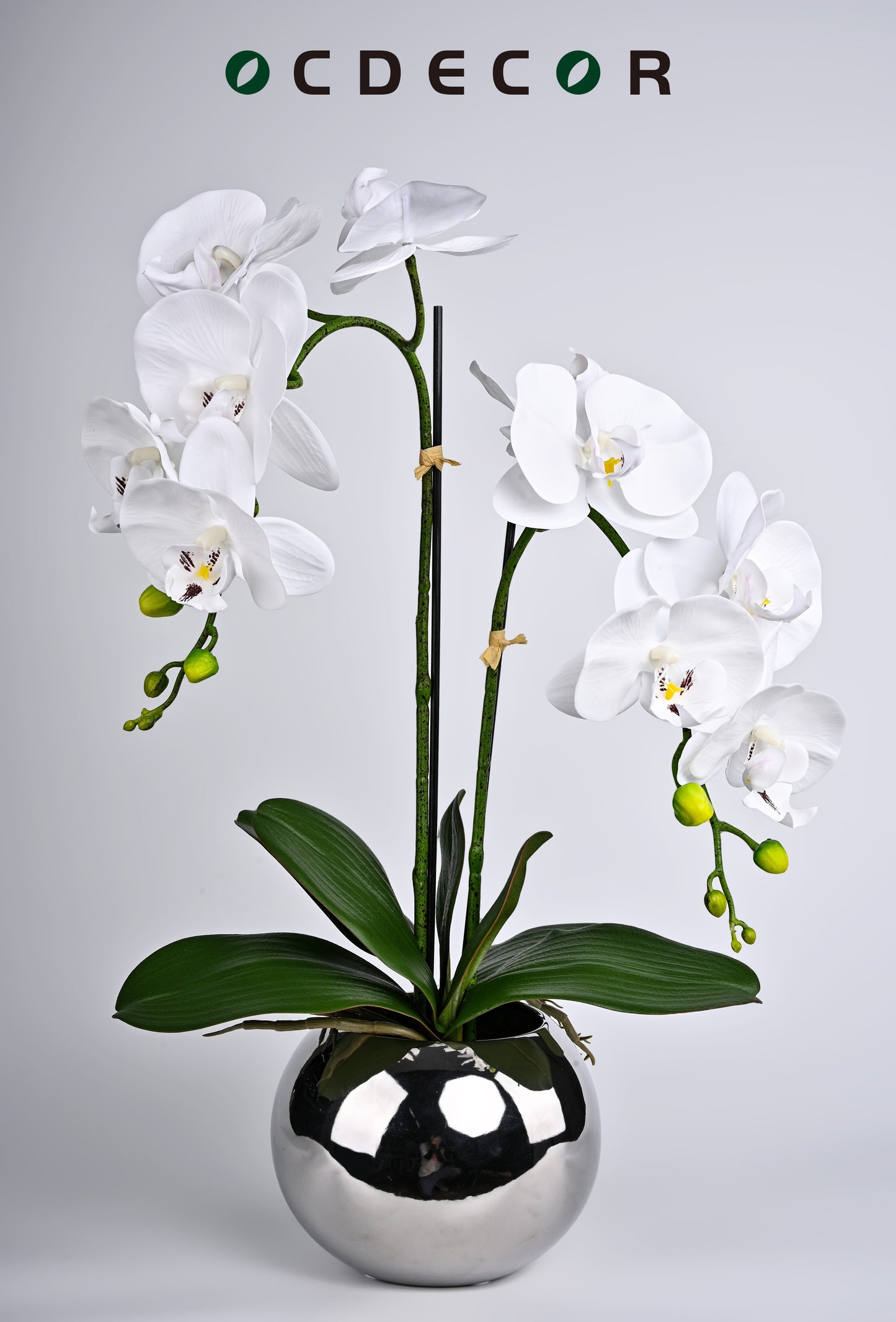 1pc, Faux Orchid, Potted Plant, Potted Flower Ornament Decorative Flower Plant, Photo Props, Outdoor Decor, Home Decor, Mother's Day Gifts Birthday Gifts