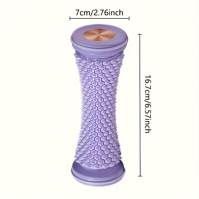 1pc Plantar Fascia Foot Massager - Rolling Trainer for Home Use, Non-Electric, Plastic Material for Improved Foot Comfort