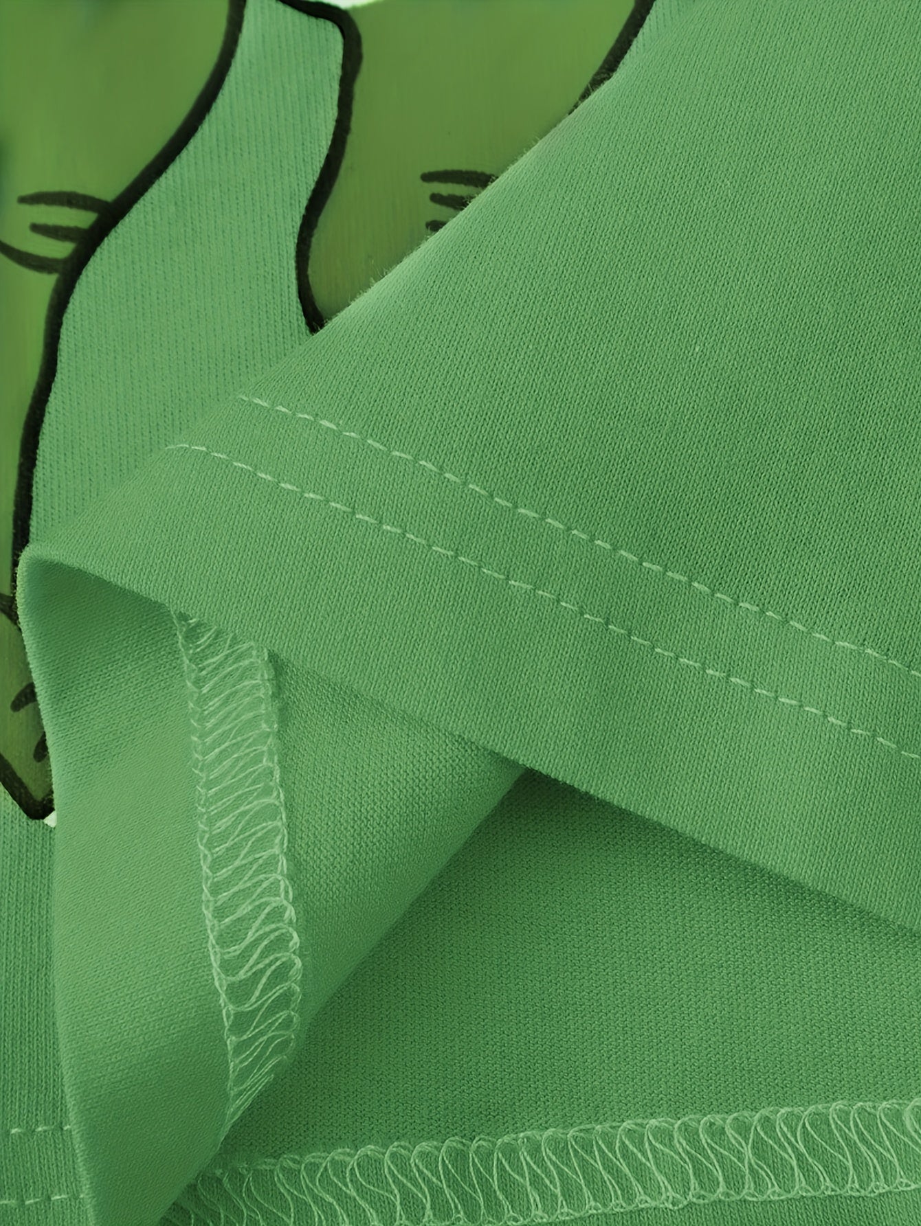 Boys' Pure Cotton Long Sleeve T-Shirt with Small Dinosaur Pattern Autumn and Winter Trendy Style