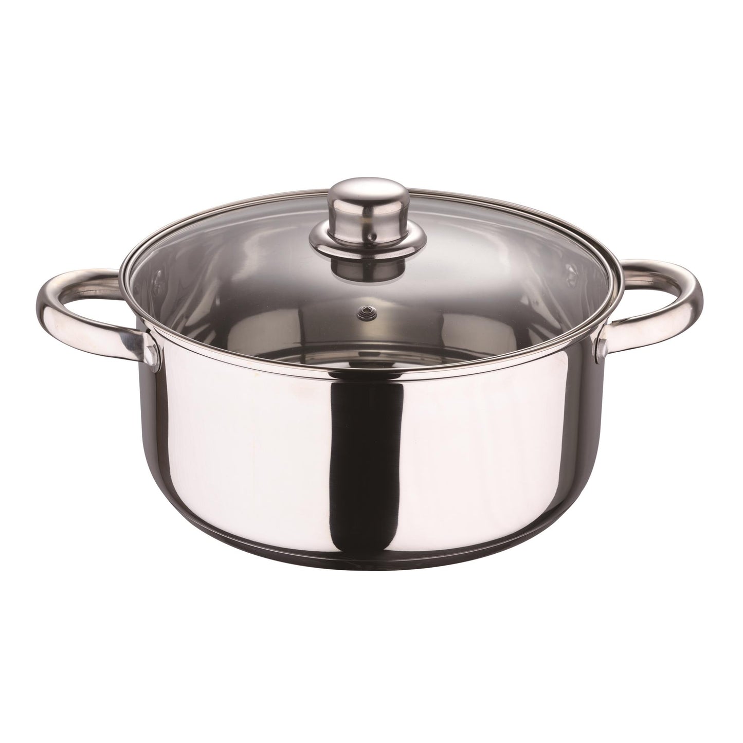 Well Home 12pcs Stainless Steel Kitchen Battery Game with Induction Bases And Ergonomic Handles