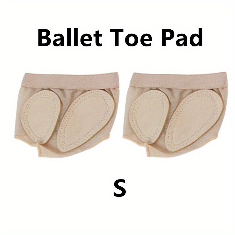 2Pcs Professional Dance Toe Pad Practice Shoes Foot Thong Half Sole Gym Socks Ballet Shoes Pad Woman Foot Care Tools