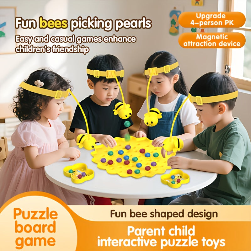 69pcs Beehive Fishing Game Set | STEM Fine Motor Skills Toy for Kids Ages 3-8 | Magnetic Fishing Rods Multiplayer Family Board Game | Classroom Party Birthday Gift | Halloween/Christmas Educational Present, Best for Christmas