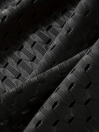 4pcs Men's Summer Ice Sliky Fiber Fabric Breathable Mesh Boxer Briefs - Soft, Comfortable & -Friendly Loose Fit Underwear