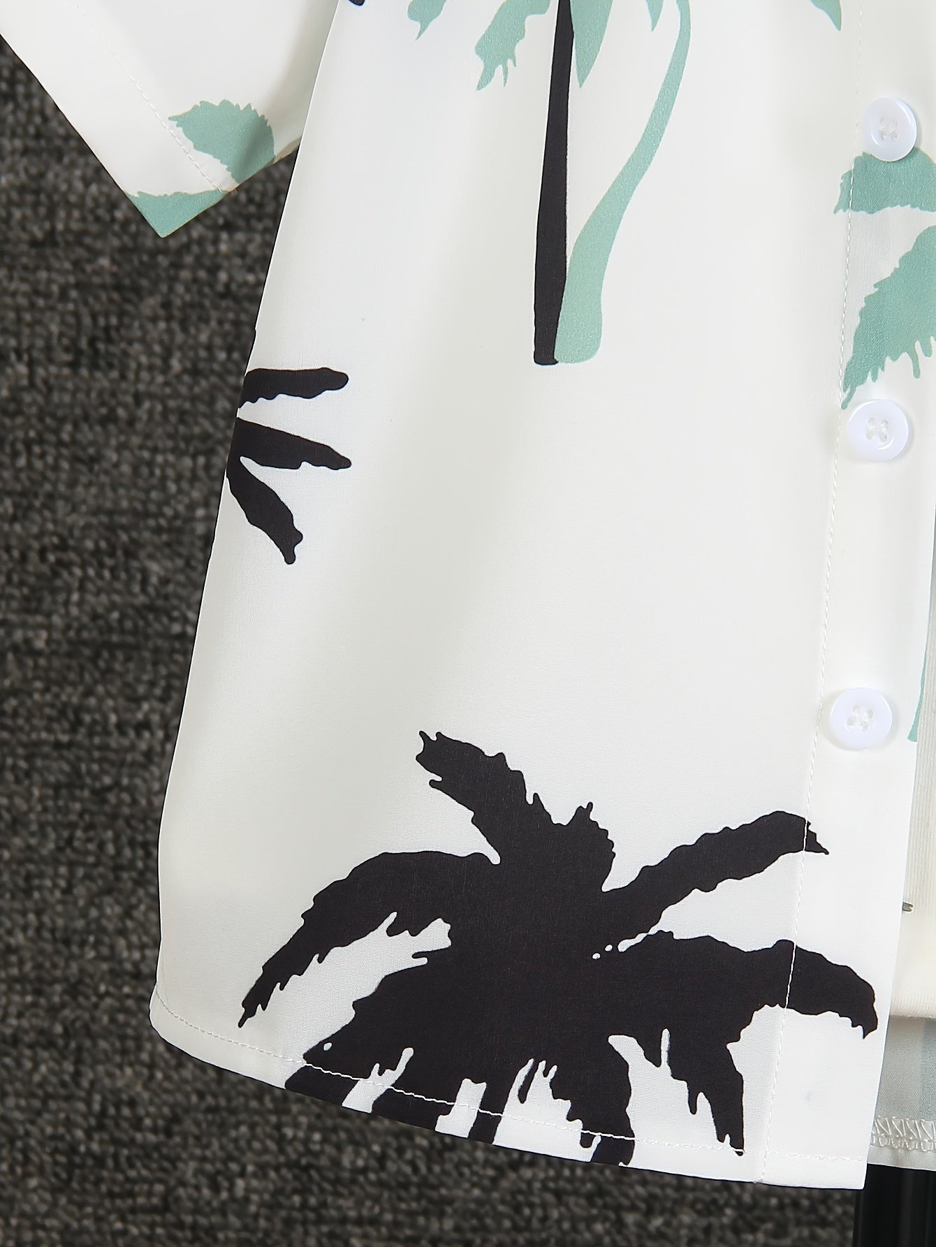 Boys' Summer Fashion Street Shirt Three-piece Set Only Selling Hats, Shirts and Shorts, Perfect for Outdoor