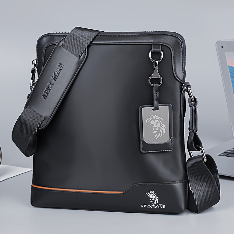 Men'S Crossbody Bag with Tablet Compartment - Messenger Bag, Passport Holder & Adjustable Strap - Sleek Royal Blue - Durable Everyday Carry for Travel, Gym, Commute - Perfect Gift for Men (Halloween, Christmas) - Compatible w