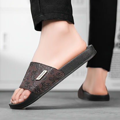 Men'S Breathable Open-Toe Sandals - Comfortable & Durable Casual Walking Shoes with Adjustable Strap, Faux Upper & Rubber Sole, Perfect for Casual Attire, Strappy Sandals