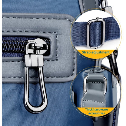 Men'S Crossbody Bag with Tablet Compartment - Messenger Bag, Passport Holder & Adjustable Strap - Sleek Royal Blue - Durable Everyday Carry for Travel, Gym, Commute - Perfect Gift for Men (Halloween, Christmas) - Compatible w