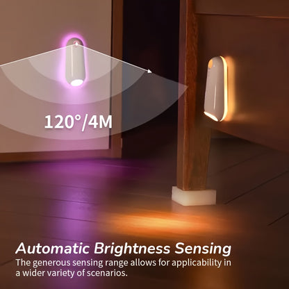 ABS motion-sensing floor edge light (7 colors), toilet light, mushroom-inspired glow & snap-fit setup. Nighttime step-activated lighting for stairs/toilet/bedroom artistic ambiance enhancer and festive present.