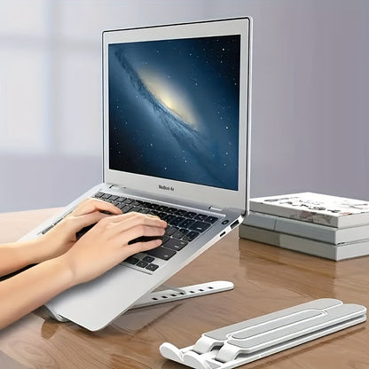 2023 New Upgraded Laptop Stand 12"-15.6"Universal Lightweight Plastic Alloy Folding Angle Adjustable Heat Pipe 24.2*4.5cm Aluminum 12-16"CN; GUA N/A Convenient And Portable