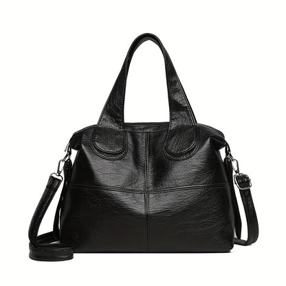 Women's Professional Tote Bag with Adjustable Shoulder Strap - Large Capacity Work Handbag, Zipper Closure, Purse for Office, Travel, Everyday - Available in Brown, Black, Beige, Gray, Camel - KINGANT, Durable Polyester Linin