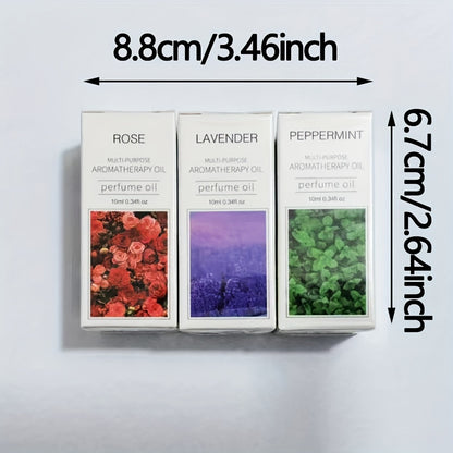 Each - Premium Essential Oil Set for Diffusers, Humidifiers, Candles &amp; Hair Care - Includes Rose, Ocean, Cherry Blossom, Lavender, Jasmine, Sandalwood, Sweet Orange, White Tea, Lemon, Mint, Mini