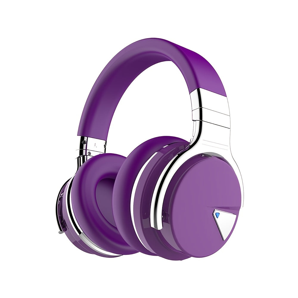 Wireless Headphones, Active Noise Cancelling Headphones with Microphone, Deep Bass, Over Ear Headphones, Comfortable Fit, 30H Playtime
