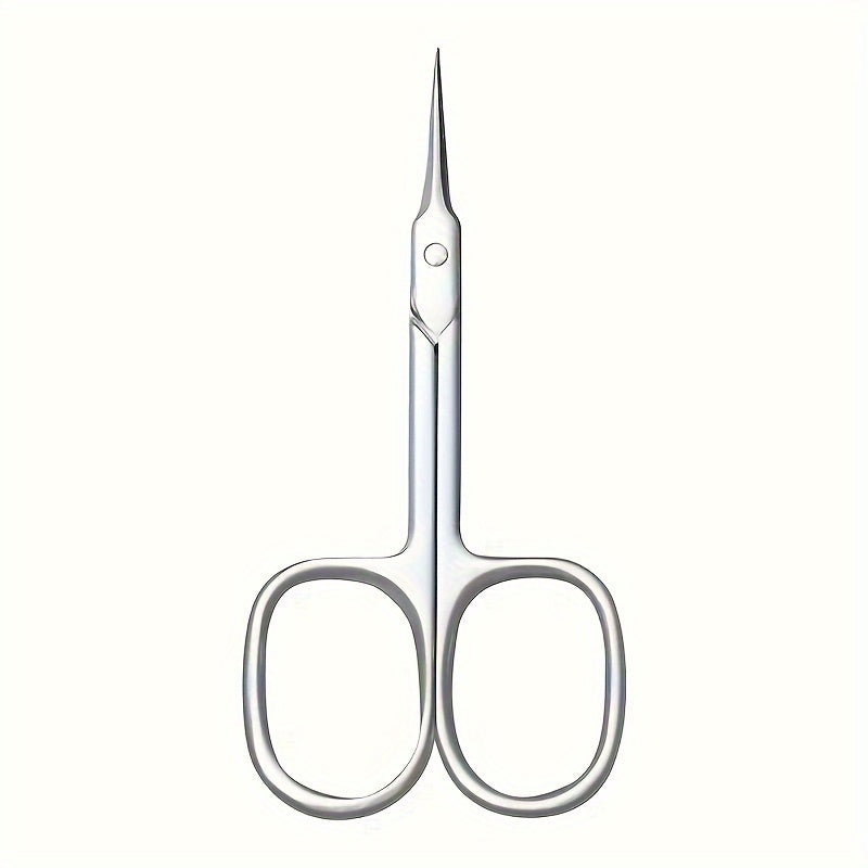 1PC Stainless Steel Curved Tip Thin Blade Cuticle Scissors Nail Clippers Trimmer Manicure Tools Eyebrow Tools Dead Skin Remover