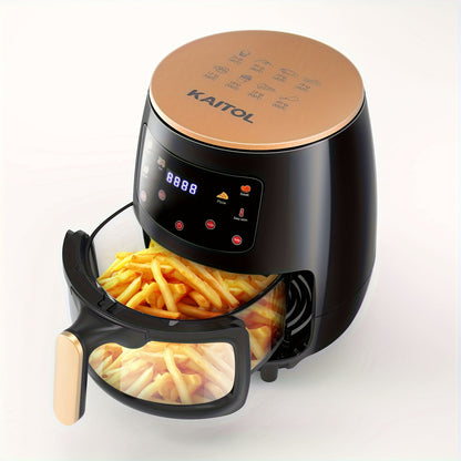Air Fryer 6.5L 9L 10.5L Oilless 1800W Large Capacity Oven Air Fryers Healthy Cooker With 10 Preset, Visual Cooking Window, Non-Stick Basket, Dishwasher Safe