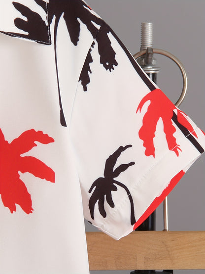 Boys' Summer Fashion Street Shirt Three-piece Set Only Selling Hats, Shirts and Shorts, Perfect for Outdoor