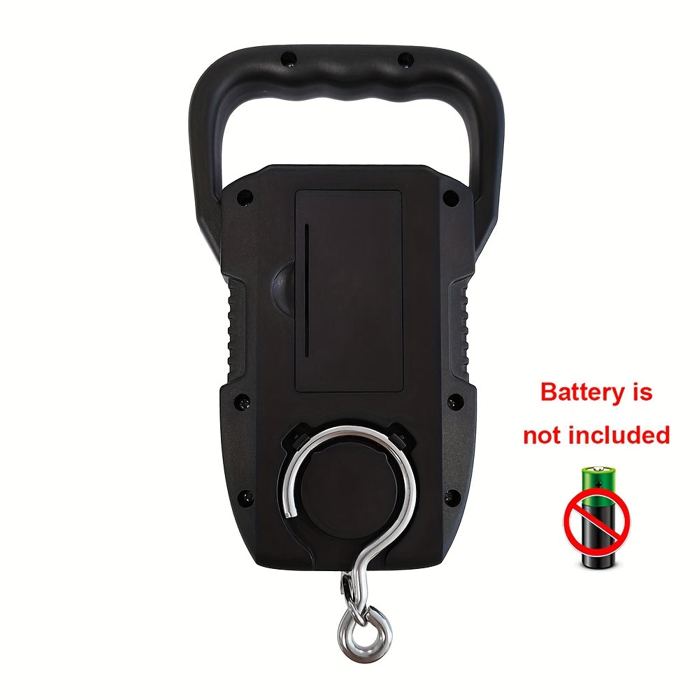 CYCG Heavy-Duty Digital Hanging Scale 132lb/60kg with Large Handle &amp; Backlit LCD Display, /Plastic Construction, 0.01lb/0.01kg Precision, Large Capacity Weight Scale for Luggage, Fishing, Postal, Laboratory, Gym, Construction