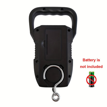 CYCG Heavy-Duty Digital Hanging Scale 132lb/60kg with Large Handle &amp; Backlit LCD Display, /Plastic Construction, 0.01lb/0.01kg Precision, Large Capacity Weight Scale for Luggage, Fishing, Postal, Laboratory, Gym, Construction