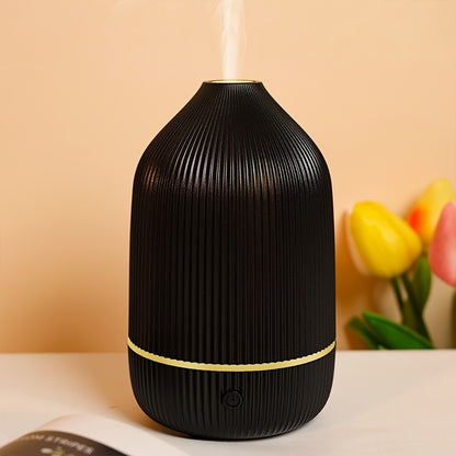 1pc AromaCare USB Powered Cylinder Aroma Diffuser, Air Purifier & Humidifier with Automatic Shut-Off, Waterless Ultrasonic Mist Maker for Enhanced Sleep & Relaxation, Ideal for Home, Office & Travel