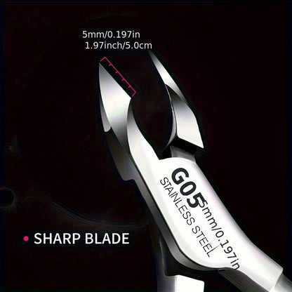 Cuticle Scissors Trimmer For Ingrown Nail, Nail Care Beauty Manicure Products Tool, Dead Skin Remover Nipper Accessories Tool