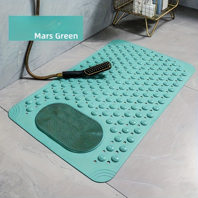 Available in 5 colors, bathroom anti-slip massage mat, hotel shower floor mat, toilet mat, shower bath rug, home massage pad