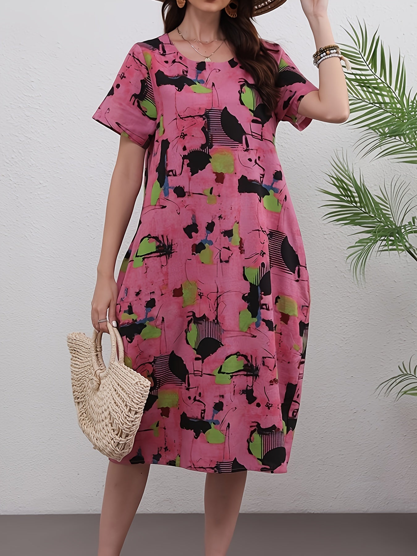 Graceful Linen Dress