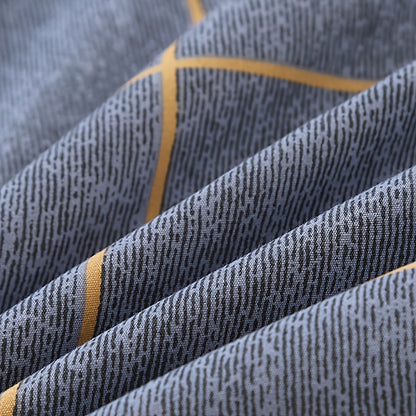 4pcs New Comfortable Breathable Bedding Set: 2 Pillowcases, 1 Duvet Cover, and 1 Fitted Sheet - Under Mount Fuji