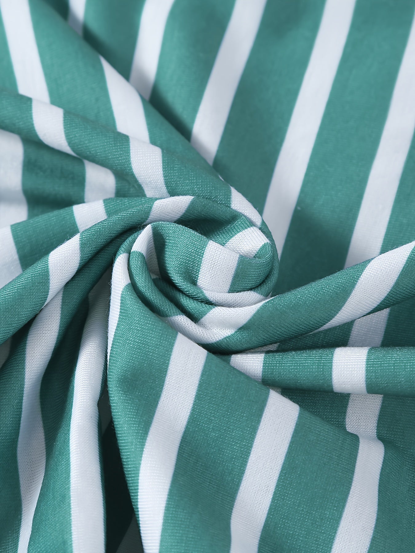 5pcs Solid Color & Striped Round Neck T-shirt Tees Tops Casual Soft Comfortable, Boys And Girls Summer Clothes