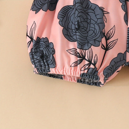 3pcs Short Sleeve &amp; Shorts Set for Newborns - "I'm Daddy's Girl" Letter Print Pants and Headband, Mommy's World Alphabet Kids' Outfit, Perfect for Outdoor