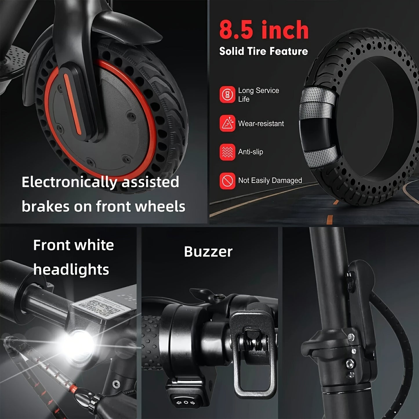 Ride The Urban Wave! Our 350W Electric Scooter Adds Zest To City Travel. Effortlessly Reach 20KM/H. With A 15-26 Miles Range, It'S Food Delivery'S Dream Ride, Ensuring Swift, Seamless Trips Every Time