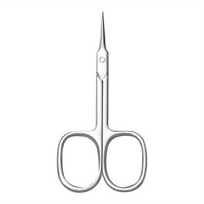 1PC Stainless Steel Curved Tip Thin Blade Cuticle Scissors Nail Clippers Trimmer Manicure Tools Eyebrow Tools Dead Skin Remover