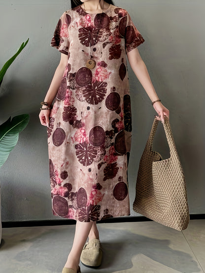 Graceful Linen Dress