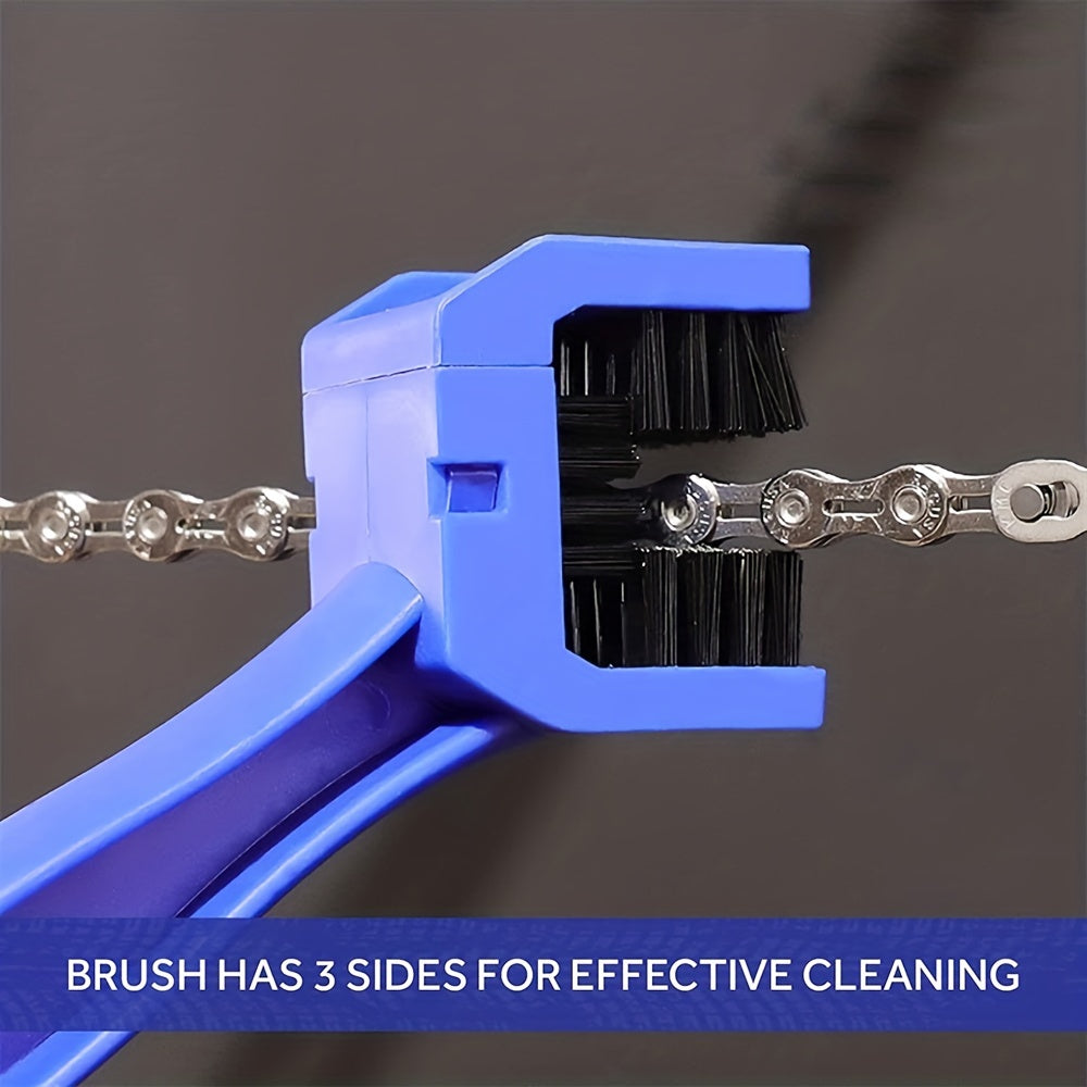 Portable Bicycle Chain Cleaner, Motorcycle Road Bike Chain Clean Brush, Bicycle Clean Tool Kit, Cycling Chain Cleaner Maintenance