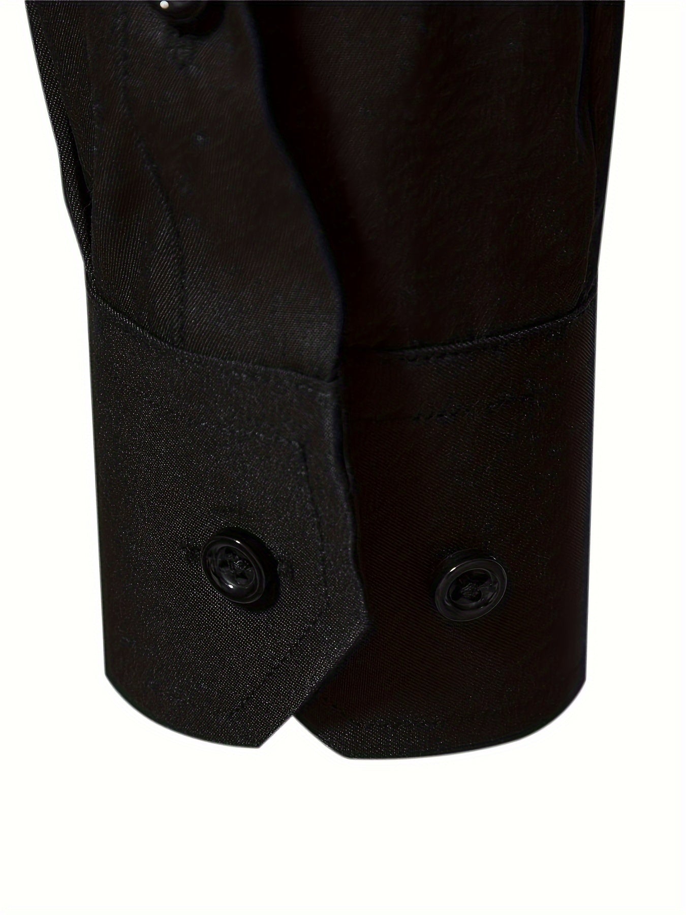 Camisola de homem de manga comprida com corte slim - 55% algodão, 40% poliéster, 5% elastano, cor lisa, para todas as estações, tecido plano, fecho com botões, gola de lapela, ideal para o fim de semana, 125 g/m²