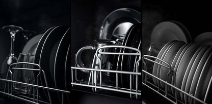 Compact Ihunt Bro Dishwasher Xpert, Turbo Clean, 950W, Drain Pump, Digital Control, Class B, 6 Programs, Heating / Drying, Water Supply Tap / Manual, 5L Water Reserve, 45Cm, White