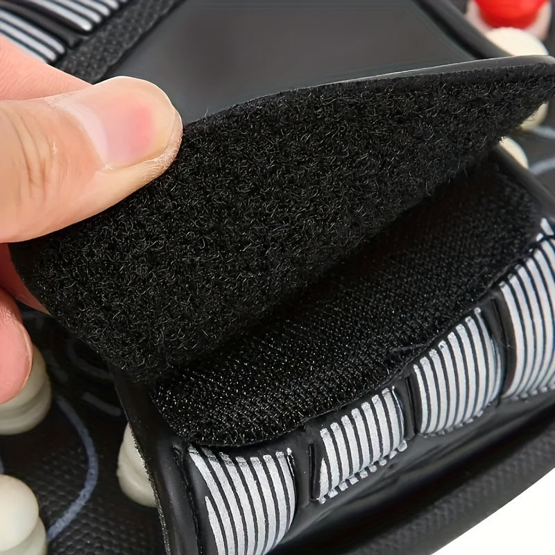 Massage Slippers Polka Dot Japanese Rotating Health Massage Slippers Acupoint Health Care Foot Health Slippers, Open Toe Non-Slip Massage Shoes Reflex Foot