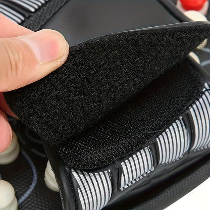 Massage Slippers Polka Dot Japanese Rotating Health Massage Slippers Acupoint Health Care Foot Health Slippers, Open Toe Non-Slip Massage Shoes Reflex Foot