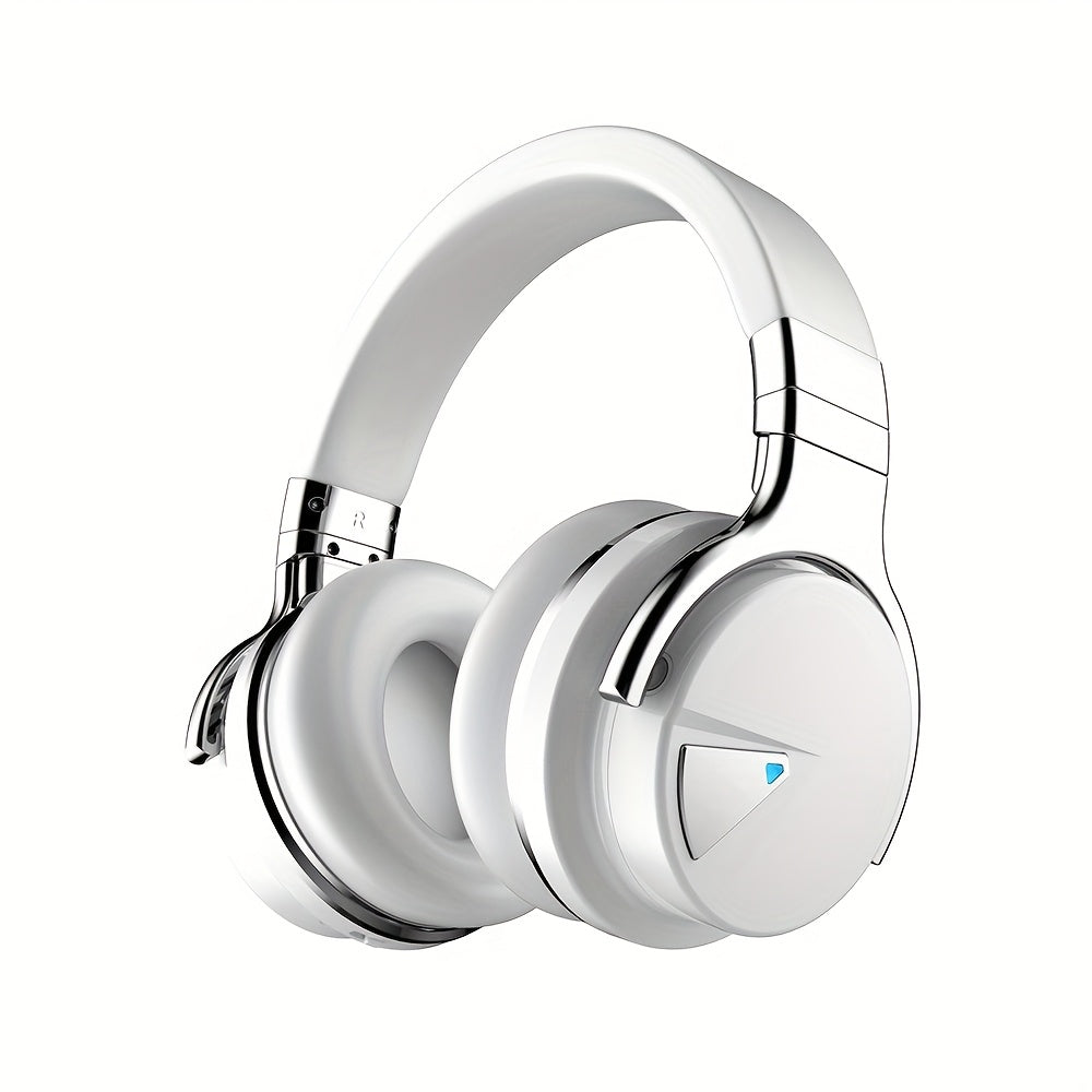 Wireless Headphones, Active Noise Cancelling Headphones with Microphone, Deep Bass, Over Ear Headphones, Comfortable Fit, 30H Playtime