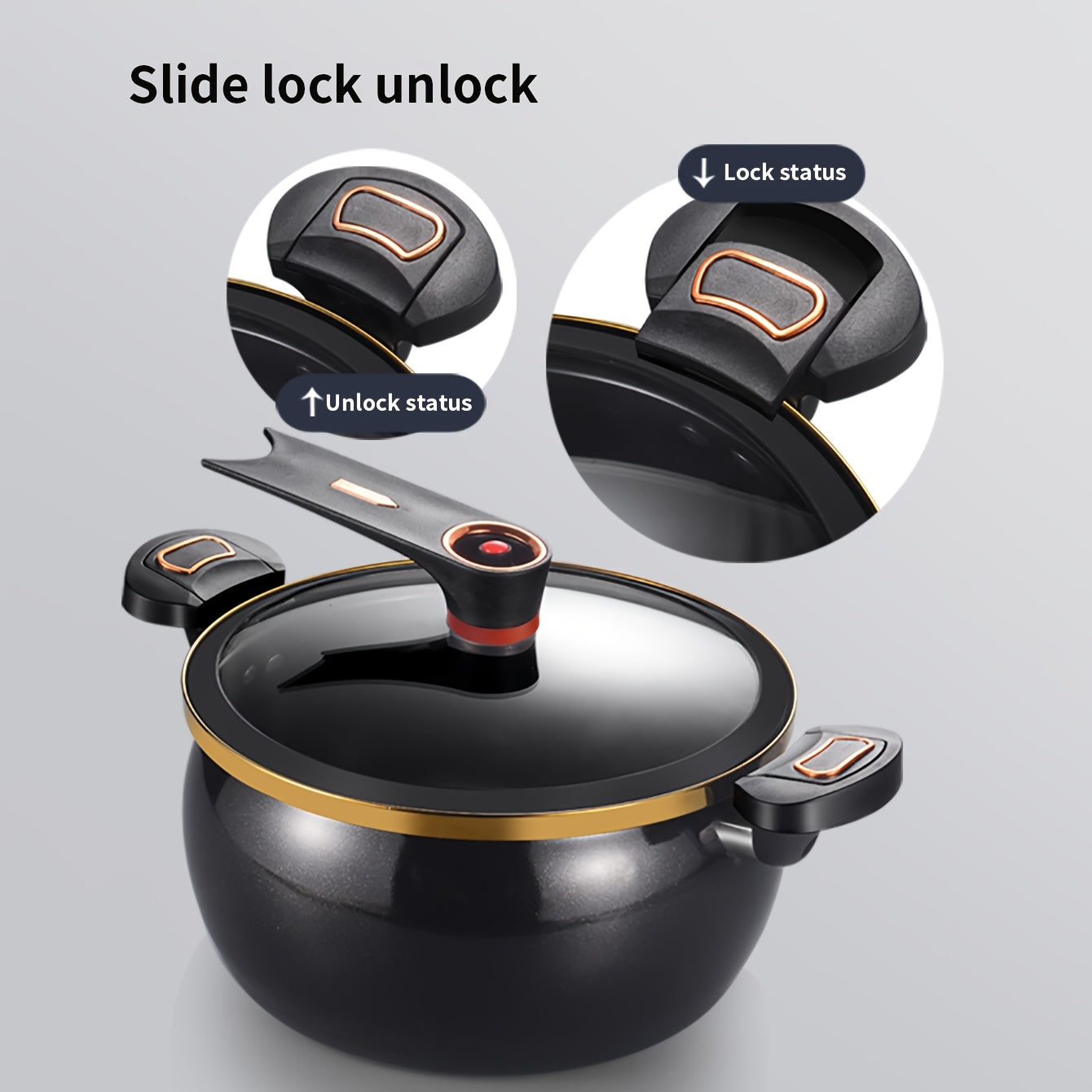 1 Piece Chubby Multi-Functional Soup Pot, 7L Large Capacity, 26cm Stew and Cooker, Non-Stick Pot for Induction and Gas Stoves