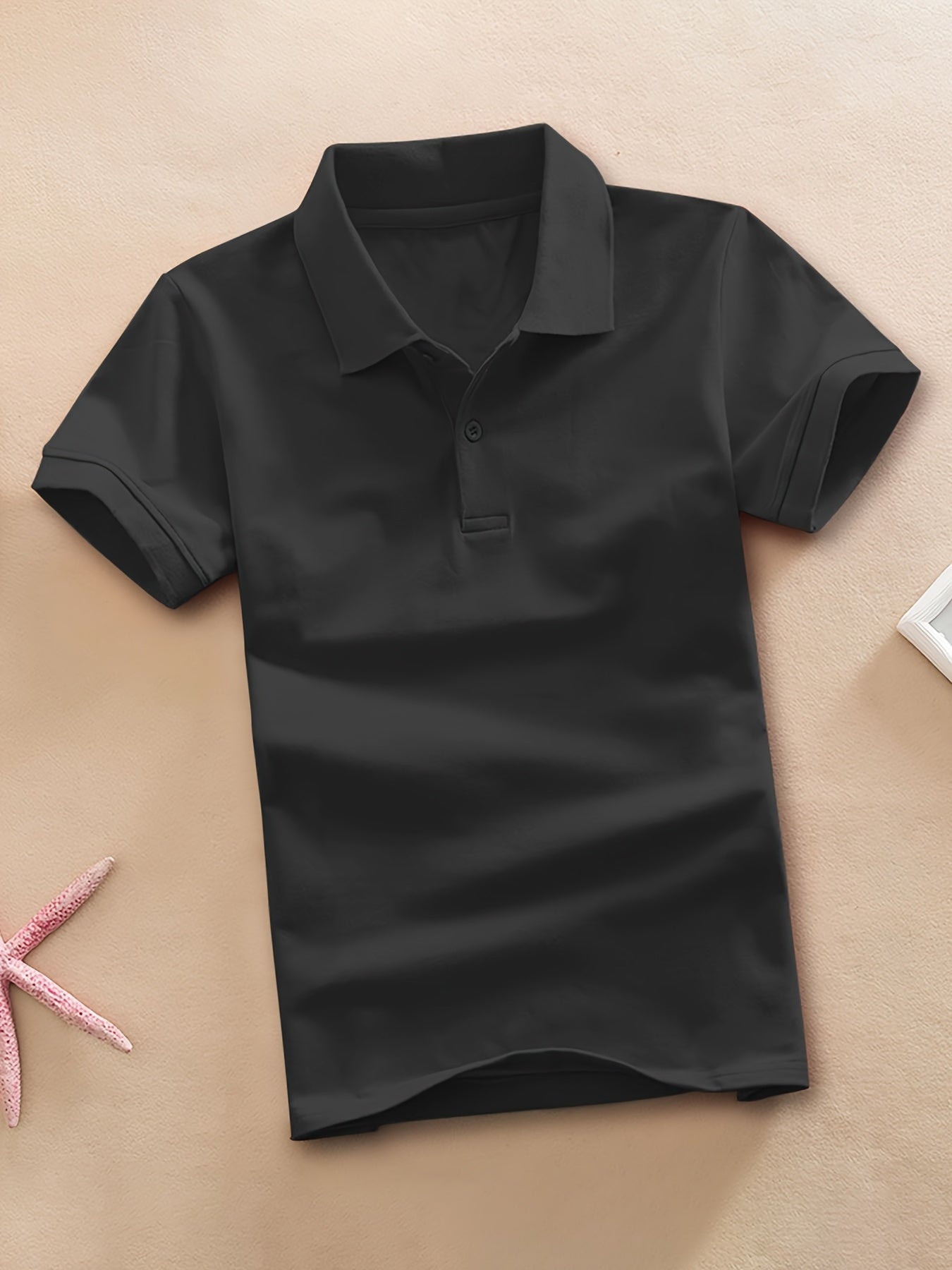 Boys' Casual Lapel Shirt Youngsters's Top Short Sleeve T-Shirt Youngsters's Clothing Comfortable Breathable