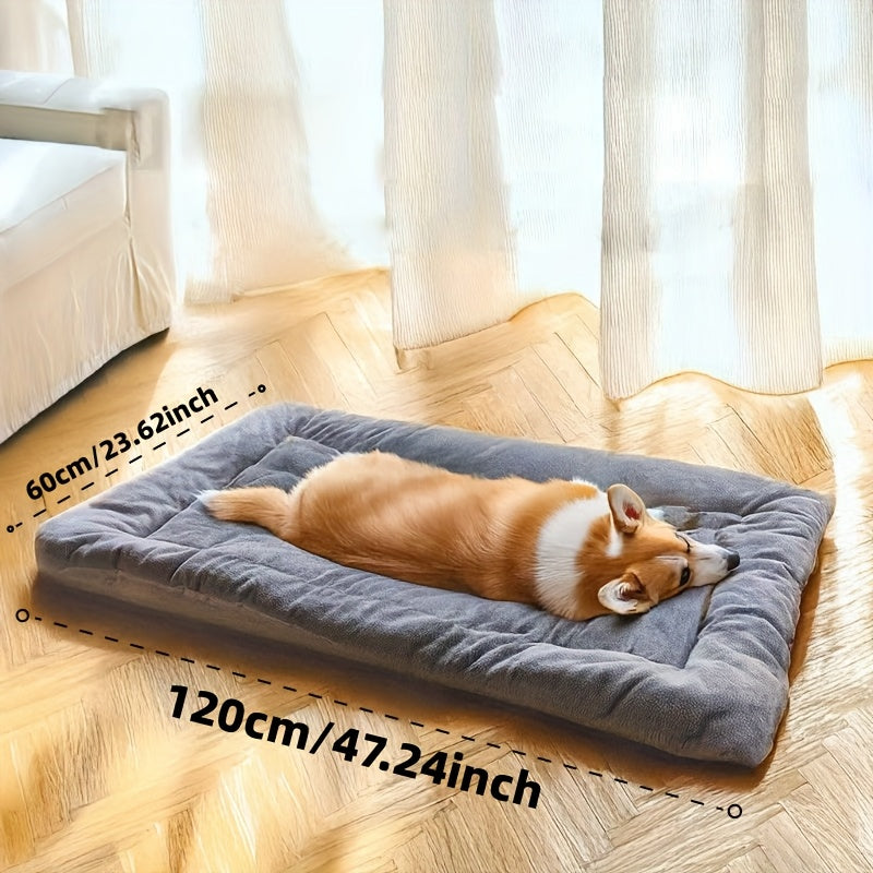 Dog beds suitable for extra-large dogs, comfortable and soft large dog kennel sofas, dog blankets and mattresses, pet pads suitable for small to large dogs, providing comfortable rectangular comfort for dogs and cats., Cozy P