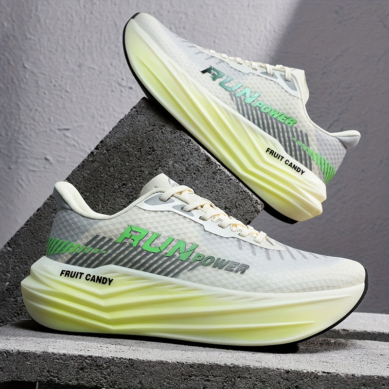 Lightweight breathable running shoes for men - Low-profile stability design with durable rubber outsole for road, trail and gym training - All-season comfort, extended sizes, unisex-friendly (black/orange), Fitness footwear, Sleek Sport