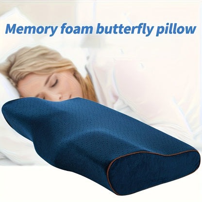 4D Pillow - Ergonomic Butterfly-Shaped Sleeping Pillow with Zipper Closure, Medium Firmness, Fade-Resistant Polyester Cover, All-Season for Side, Back & Stomach Sleepers - Classic Design For Home & Living Room, Modern Pillowc