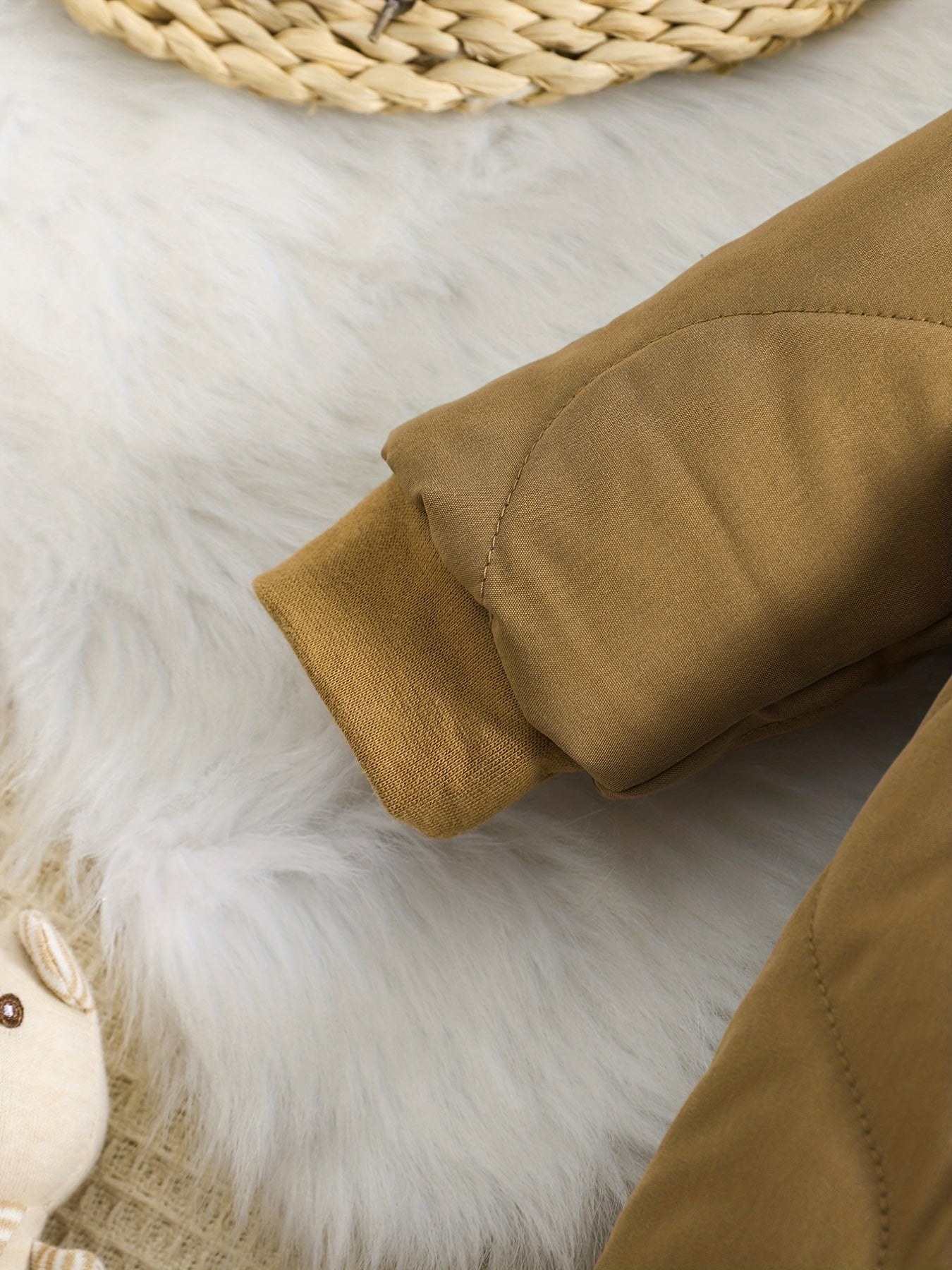 Infant Hooded Thick Romper Long Sleeve Zipper Thermal Jumpsuit, Babies & Kids Coat