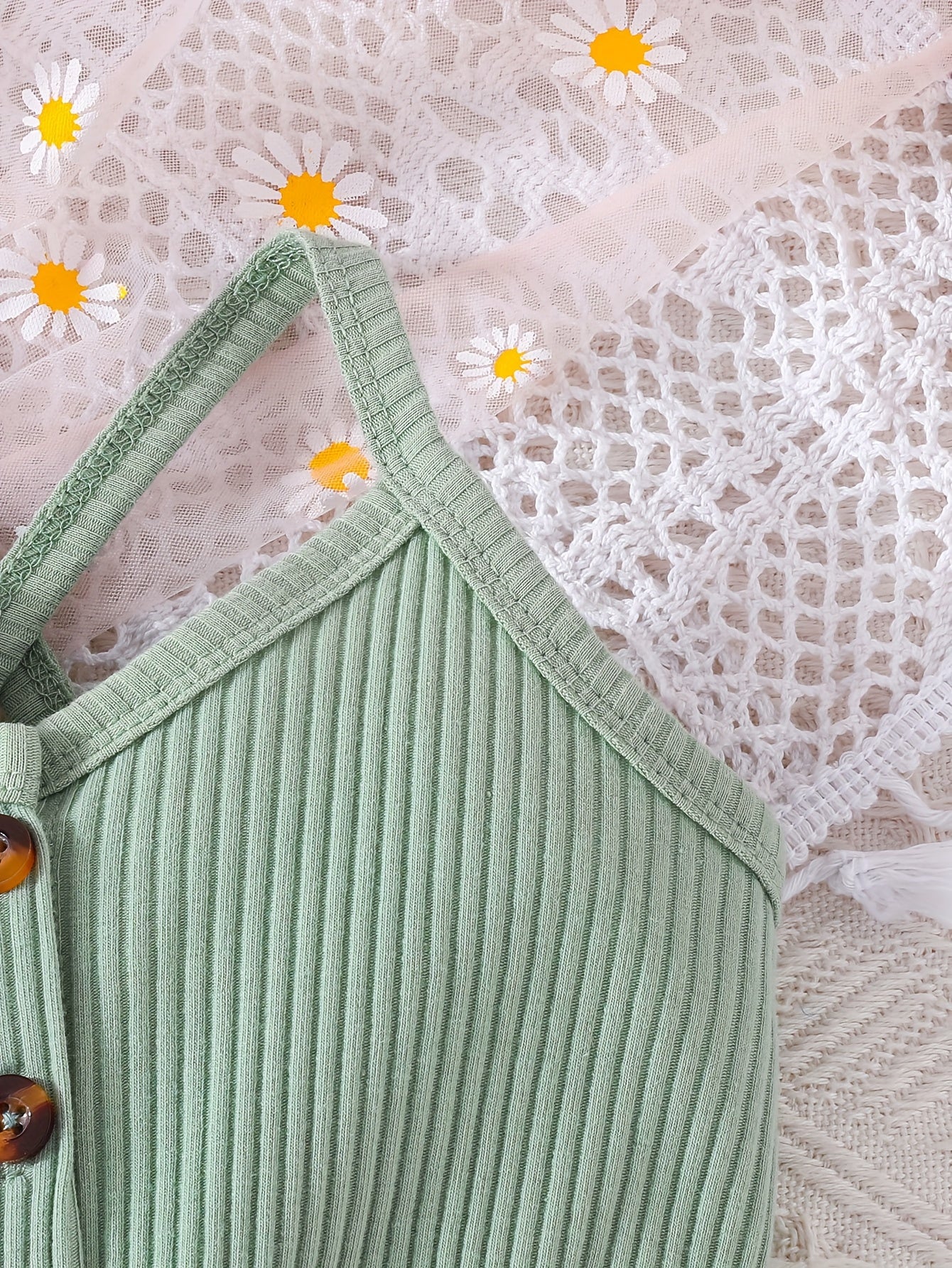 Girls' Summer Casual Floral Print Off-Shoulder Jumpsuit with Adjustable Waist Belt - Lightweight Breathable Shorts for Outdoor Play & Daily Wear, Blue & White Flower Design, Perfect for Weekend Outings, Cute Outfits for Girls