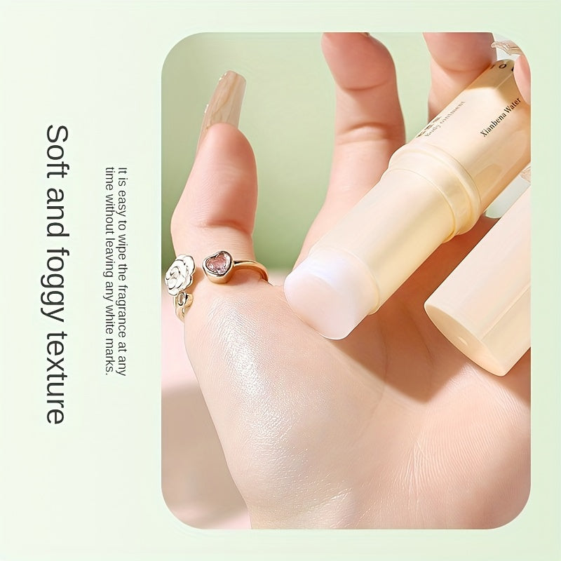 Hanboli Herbal Scented Alcohol-Free Solid Stick Perfume for Adults - Floral Fragrance Note, Fresh Body Cream, Portable & Elegant - Perfect Gift for Girls