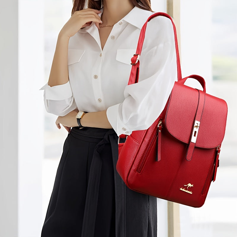 HKAAO Large Capacity Backpack (Unisex) - Stylish Black Travel & Commuter Bag with Multiple Compartments, Adjustable Shoulder Strap, Safe Travel Bag | Minimalist Backpack | Textured Finish, Travel Backpack