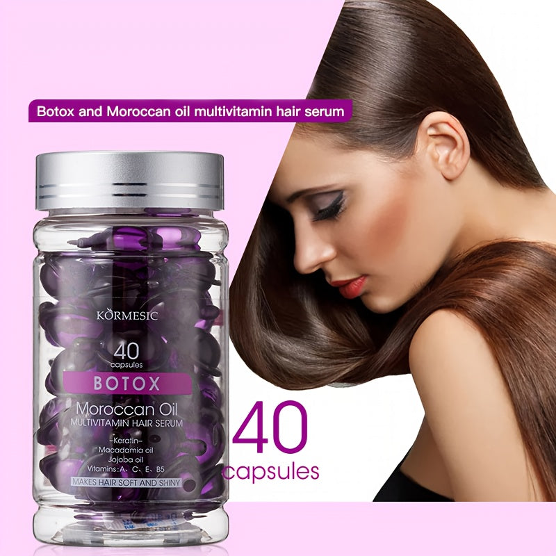 Vitamin Hair Oil, Hair Serum - Vitamin A, C, E, B5 - Women'S And Men'S Hair Care Fragrance Conditioner