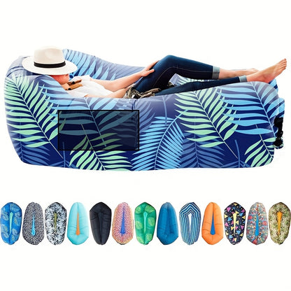Couch Cool Inflatable Chair. Upgrade Your Camping Accessories. Easy Setup is Perfect for Hiking Gear, Beach Chair and Music Festivals.